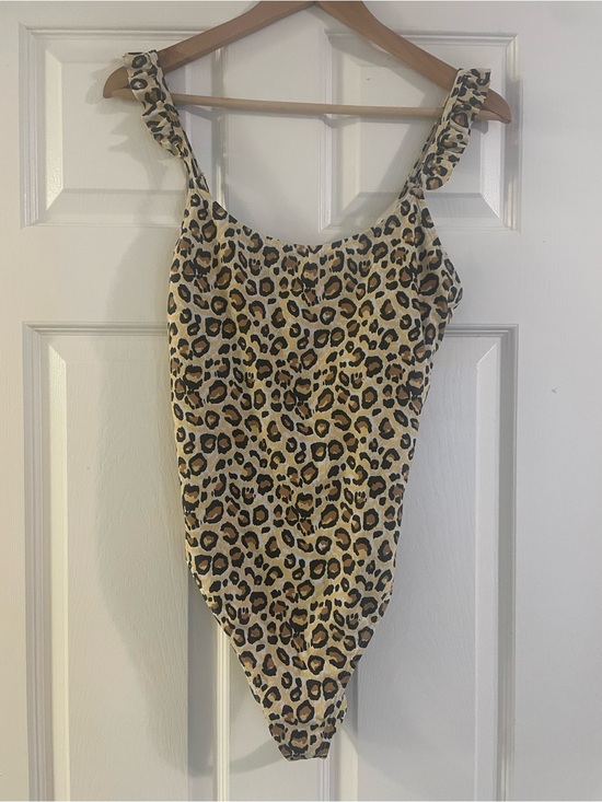 Other - Leopard Print One-Piece Swimsuit